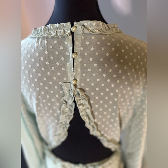 NWOT Ruffle Mint Green Dress - Picture 5 of 6